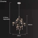 Ljojo Italian Minimalist LED Starry Sky Ceiling Pendant Light Chandelier Fixtures
