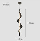 Italian Designer Art LED Pendant Lights Waves Chandeliers for Dinning Living Room by Ljojo
