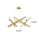 Ljojo LED Chandelier Dimming Ceiling Light for Modern Home Decor