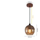 Nordic Wood Grain Color Led Pendant Lamp Modern Glass Pendant Lamp by Ljojo