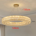 Ljojo Luxury Crystal Living Room Chandelier - Elegant Dining Room Pendant Lamp & Ceiling Light