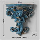 Ljojo™ Music Angel Resin Vase Wall Sticker Ornaments for Home Livingroom Wall Decoration