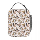 Ljojo Mickey Mouse Insulated Lunch Bag - Portable Thermal Cooler for Kids