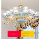 Crystal Chandelier Lamps for Bedroom | Luxury Minimalist Living Room Lighting by Ljojo