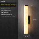 Ljojo Luxury Copper Marble Wall Lamp for Living Room and Bedroom