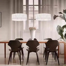 Ljojo High-end Accordion LED Pendant Lights for Living Room Chandelier - Italy Restaurant Design