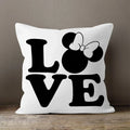 Ljojo LOVE Print Cushion Cover for Home Decor