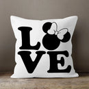Ljojo LOVE Print Cushion Cover for Home Decor