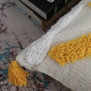Chenille Tufted Boho Pillow Case with Tassels - Ljojo Brand