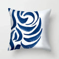 Blue Pattern Cushion Cover 45*45cm Pillowcase for Bedroom Sofa Home Decor by Ljojo