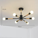 220V 110v Modern LED Ceiling Lights with E27 Bulb Lampshades by Ljojo Wood Livingroom Bedroom Surface Mounted