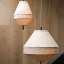 Wabi Sabi Fabric Pendant Light Chandelier Home Decor Indoor Lighting Fixtures by Ljojo