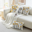 Embroidered Simple Pillowcase Cojines 45X45 for Living Room Bedroom Sofa Decor by Ljojo
