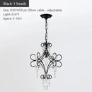 Iron Crystal Chandelier Luxury Boutique Modern Country Style for Living Room by Ljojo