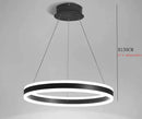 Modern Ring LED Chandelier Dimmable for Dining Table lusters Fixture by Ljojo