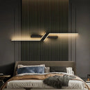 Ljojo LED Strip Wall Sconce Remote Control Bedroom Living Room Home Decor