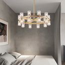 Vintage Living Room LED Pendant Light Crystal Lamp Brass/chromium/black Metal Dining Room Atmosphere Lighting by Ljojo