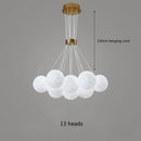 6-Light Nordic Planet 3D Moon Ceiling Chandelier Pendant Lamp by Ljojo