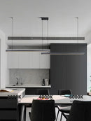 Ljojo Dining Room Led Chandelier Strip Nordic Minimalist Pendant Lights Home Decor Fixture