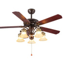 Ljojo 42-Inch Industrial Ceiling Fan with Remote Control