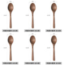 Ljojo Long Handle Wooden Soup Spoon Set of 6