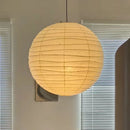 Ljojo™ Rice Paper Wabi Sabi Pendant Lamp, Ceiling Hanging Light for Kitchen, Living, Dining Room