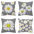 Flower Letter Print Cushion Cover for Stylish Home Decor by Ljojo