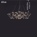 Ljojo Modern Minimalist LED Pendant Light Star Sky Chandelier for Living Room Home Decor