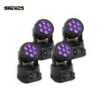 Ljojo™ Wash LED Moving Head Light RGBW/6IN1 for Disco DJ Party Nightclub