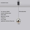 Adjustable LED Circular Pendant Light Stretchable Hanging Lamp - Modern Bedroom Lighting by Ljojo