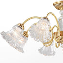 Ljojo Luxury Crystal Living Room Chandelier - Modern Glass Ceiling Light Fixture