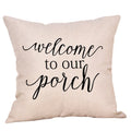 Ljojo Linen Pillow Cover 45X45CM - Decorative Cushion for Home Sofa