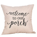 Ljojo Linen Pillow Cover 45X45CM - Decorative Cushion for Home Sofa