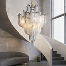 Modern Tassel Chandelier Hanging Light Luxury Pendant Lamp for Living Room by Ljojo