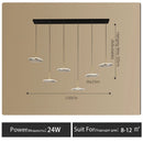 LED Lotus Leaf Restaurant Chandelier | Modern Creative Bar Lighting by Ljojo