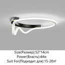 Ljojo LED Ceiling Light: Modern Home Lighting for Living Room Bedroom Dining Study Fixture