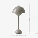 Ljojo Danish Bud Floor Lamp E27 Bulb Table Desk Light White Metal Scandi Nordic Style
