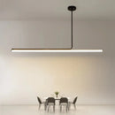 Modern Long Strip LED Pendant Lights | Sleek Chandelier for Living Room by Ljojo