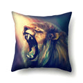 Lion Pattern Polyester Cushion Cover by Ljojo - Home decoration Pillow Cover