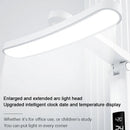 LED Clock Table Lamp USB Chargeable Dimmable Foldable Desk Lamps by Ljojo - Study Lighting