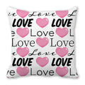 Heart Print Pillowcase for Home Decor by Ljojo - Love Cushion Cover