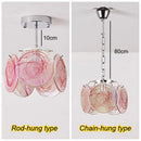 LED Murano Glass Ceiling Chandelier Lamp for Living Room Bedroom by Ljojo