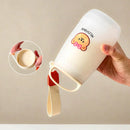 Ljojo Double Wall Water Bottle Cup with Rope Handle for Kids