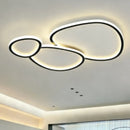 LED Ceiling Lights Modern Metal Chandeliers for Living and Dining Rooms by Ljojo
