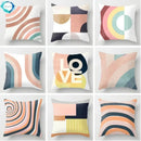 Ljojo Love Burst Flower Pillow Case for Home Sofa Chair Decor