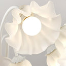 Ljojo French Pendant Light: Nordic Flower Led Lighting Fixture for Home Decoration