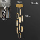 Ljojo LED Pendant Light Staircase Chandeliers Living Room Hanging Lamps