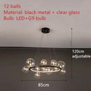 Circular Ring LED Pendant Lights Chandelier for Living Room - Modern Minimalist Luxury by Ljojo