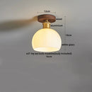 Ljojo LED Ceiling Lights: Modern Nordic Style Aluminum Glass Lamp for Indoor Living Room