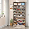 Ljojo™ 9-Tier Wood Shoe Storage Cabinet for 40-45 Pairs, 70.8'' Tall with Open Shelves